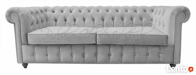 SOFA CHESTERFIELD CANON 3 OS. z funkcją spania codziennego