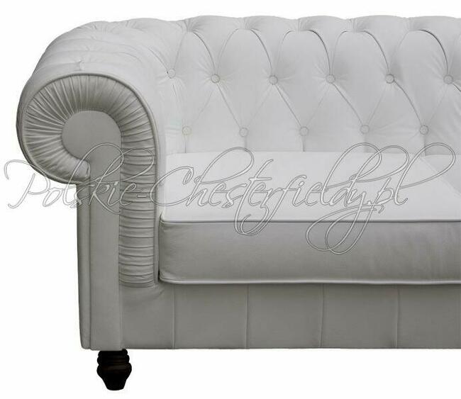 Skórzana SOFA Pikowana CHESTERFIELD CANON 3 OS. RATY