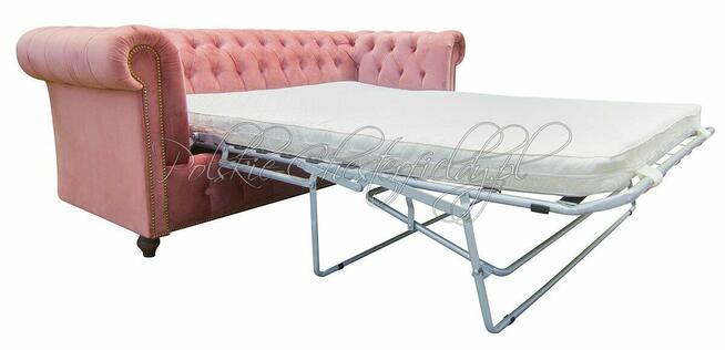 SOFA CHESTERFIELD CANON 4 OS. z funkcją spania codziennego