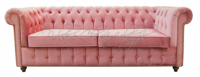 SOFA CHESTERFIELD CANON 3 OS. z funkcją spania codziennego