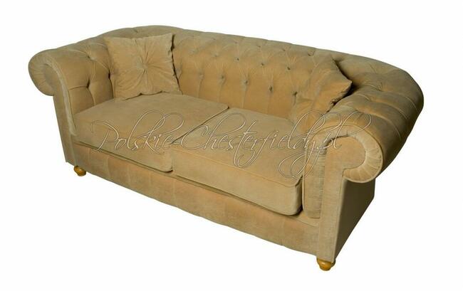 SOFA CHESTERFIELD CANON 2,5 OS. z funkcją spania codziennego