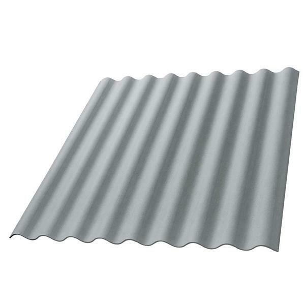płyta falista eurofala 175x113x 6mm szara