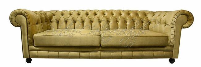SOFA CHESTERFIELD CANON 4 OS. z funkcją spania codziennego
