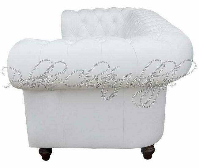 Skórzana SOFA Pikowana CHESTERFIELD CANON 3 OS. RATY