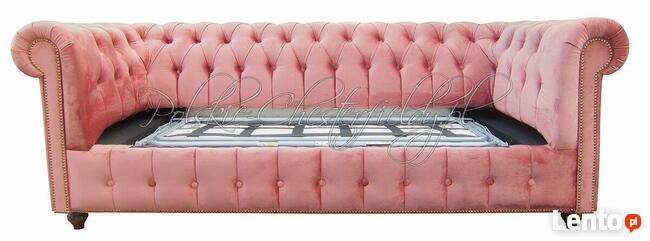 SOFA CHESTERFIELD CANON 3 OS. z funkcją spania codziennego