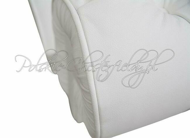 Skórzana SOFA Pikowana CHESTERFIELD CANON 3 OS. RATY