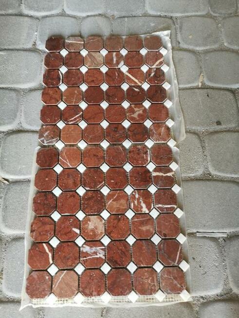 Mozaika marmurowa ALICANTE/CRISTAL WHITE 30,5x30,5x1 poler