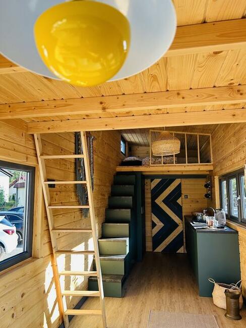 Domek mobilny całoroczny 8,4mx2,4m /Tiny House Kite-Belgium