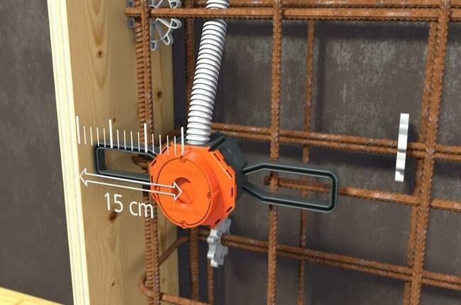 Elektroinstalacja w betonie lanym / wibrowanym