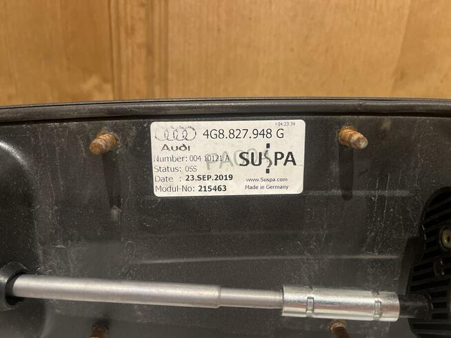 Spojler Audi A7 mechanizm