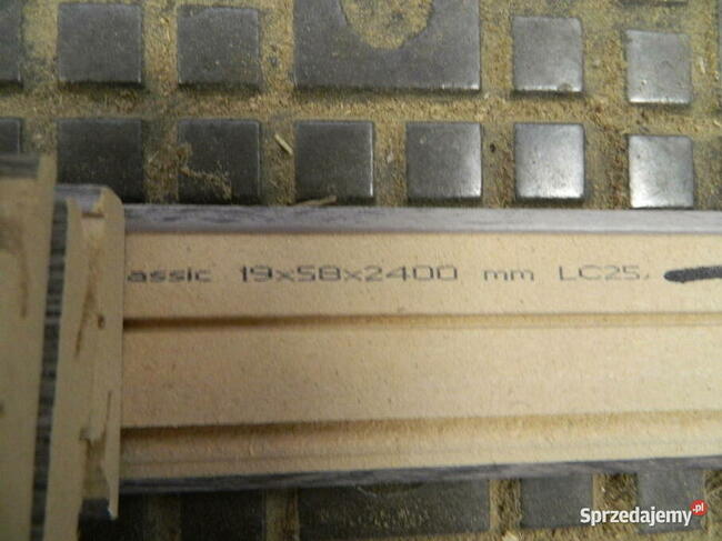 Listwa przypodłogowa MDF Classen 19x58x2400 szara