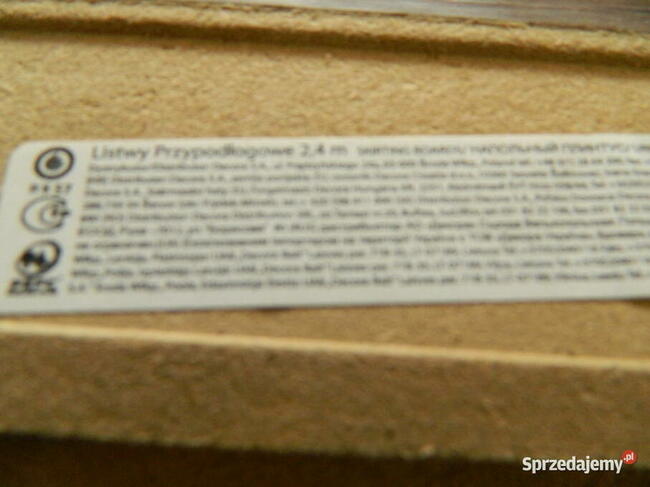 Listwa przypodłogowa MDF Arbiton19x58x2400 dąb hesja