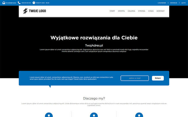 Strona internetowa w abonamencie! Komfort i wygoda.