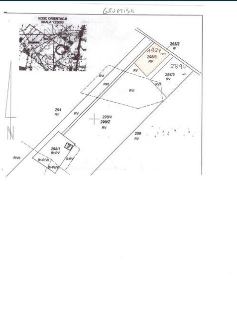 działka budowlana grodzisko gm. żytno pow. radomszczański