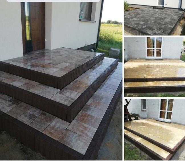 Układanie kostki brukowej Koło, Konin