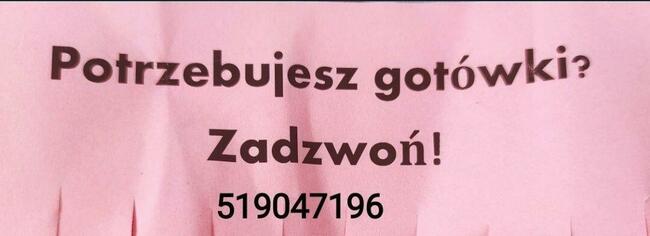 Gotówka od ręki od zaraz Benefitia