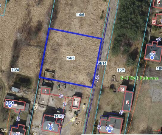 Działka budowlana uzbrojona 1150 m2 Biały Ług