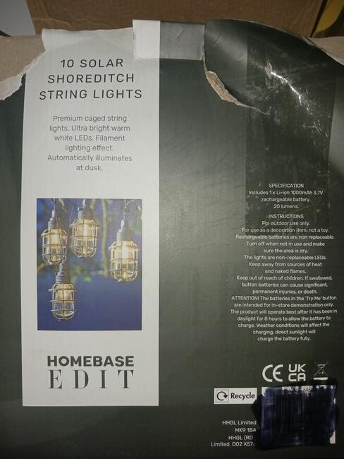 Lampiony łańcuch świetlny 10 sztuk wysyłka gratis !!!