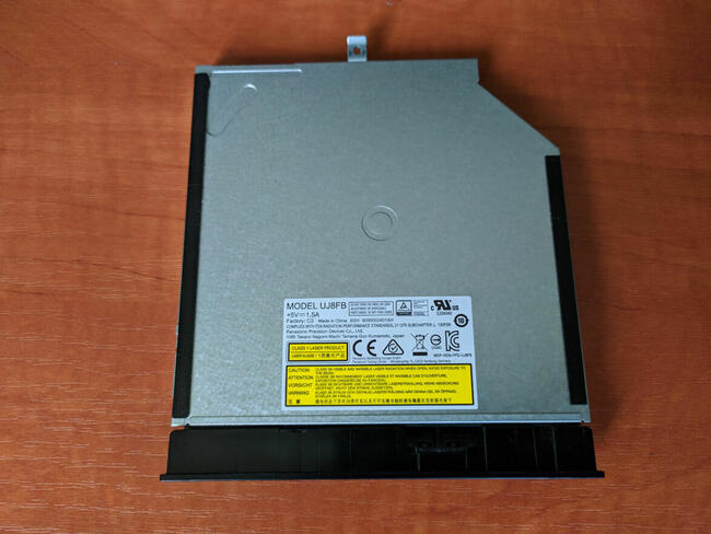 Napęd, nagrywarka CD DVD Panasonic UJ8FB slim 9mm do laptopa