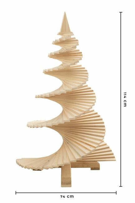Choinka drewniana EKO drzewko ozdoba świąteczna