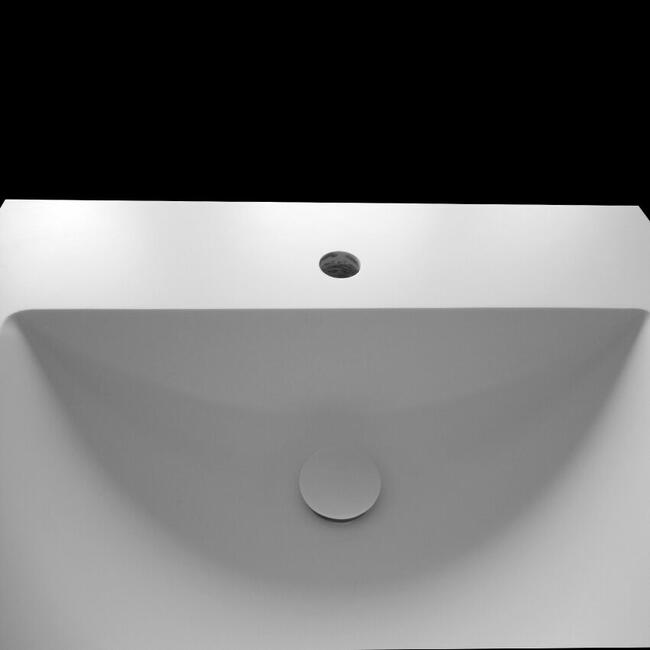 Umywalka kompozytowa zintegrowana z blatem 60x53x12,5cm