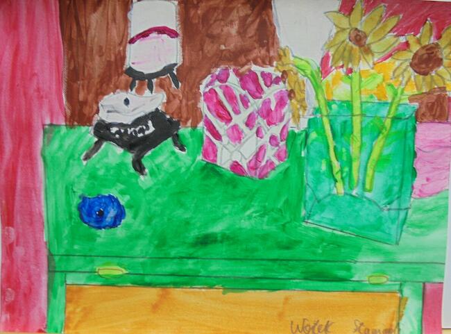 Fizjoterapeuta, akryl, oraz inne obrazy, Wojciech Stawiarski