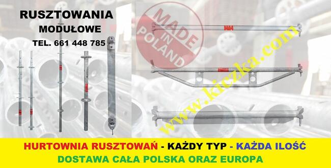 Rusztowanie Elewacyjne Typ Plettac - Nowe Rusztowania 110m2
