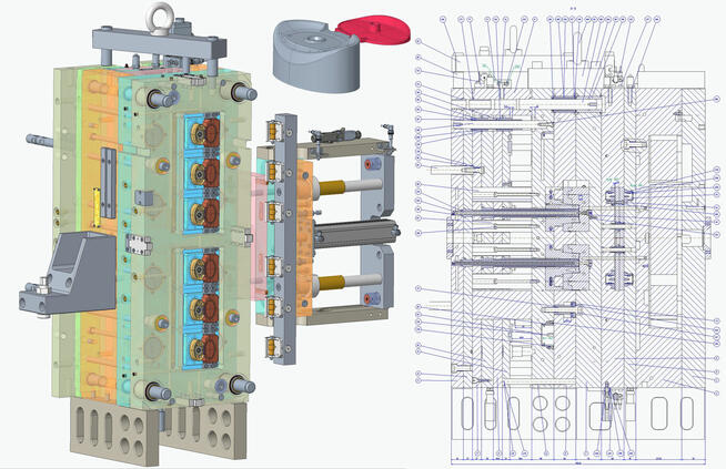 3D Druk Projekty 2D rysunki CAD Projektowanie form