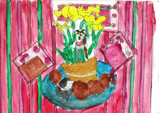 Fizjoterapeuta, akryl, oraz inne obrazy, Wojciech Stawiarski