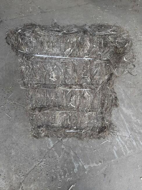 Włókno konopne wełna konopna do ocieplania belka 50kg