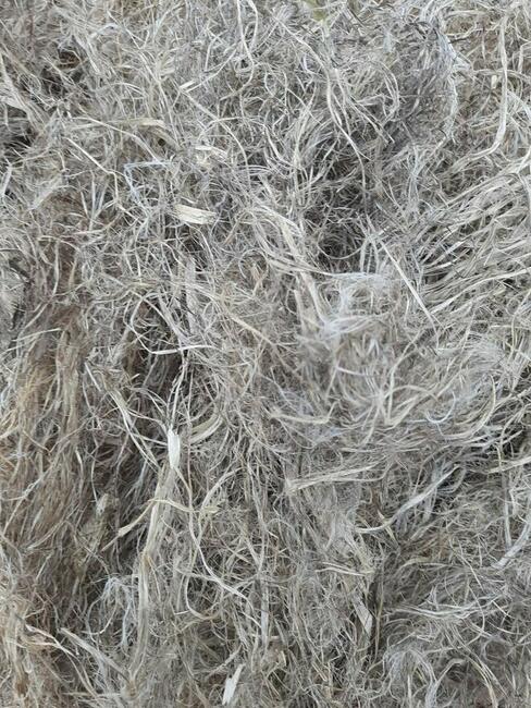 Włókno konopne wełna konopna do ocieplania belka 50kg