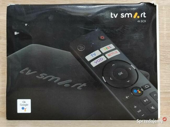 DEKODER TV SMART TV ANDROID 4K BOX DV8988 fabryczny, okazja!