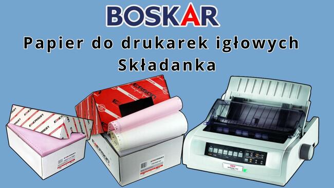 Papier do drukarki igłowej | Papier składanka | Papier OKI
