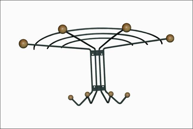 Wieszak do płaszczy z półką