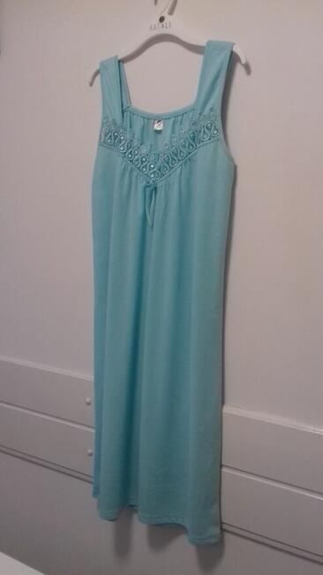 Koszula nocna niebieska SN Fashion Internatinal, do spr