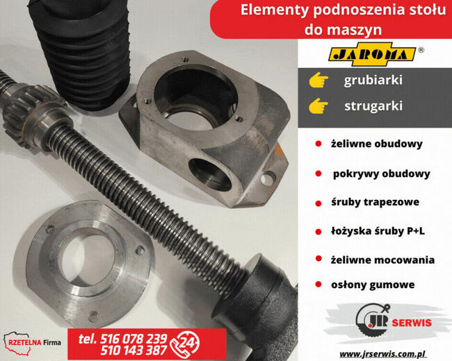 CZĘŚCI ZAMIENNE - SERWIS DO MASZYN JAROMA