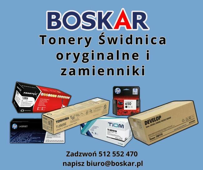 Tonery Świdnica - oryginalne / zamienniki - darmowa dostawa