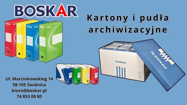 Pudła Archiwizacyjne | Kartony | Archiwum