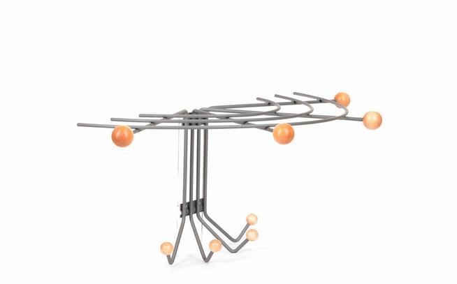 Wieszak do płaszczy z półką