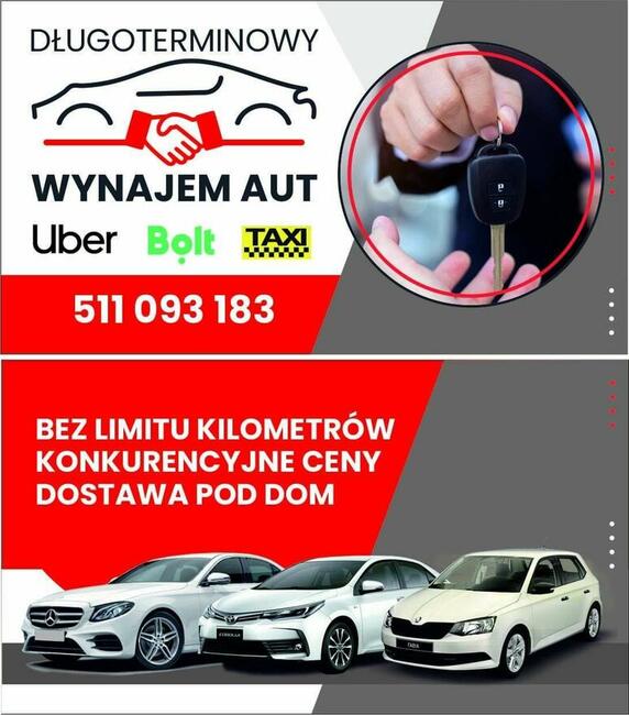 DŁUGOTERMINOWY WYNAJEM AUT Uber Bolt Taxi