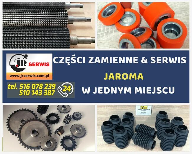 CZĘŚCI ZAMIENNE - SERWIS DO MASZYN JAROMA