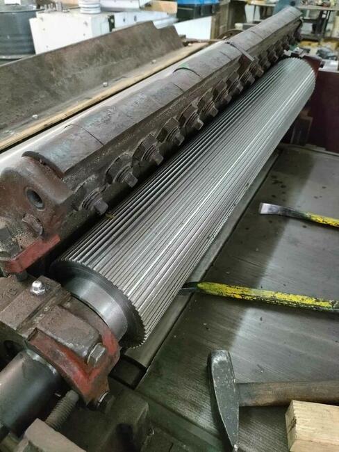 Regeneracja wałów nożowych, walcy posuwu