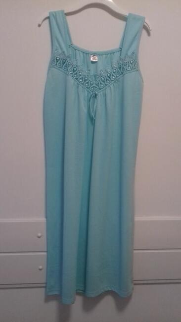 Koszula nocna niebieska SN Fashion Internatinal, do spr