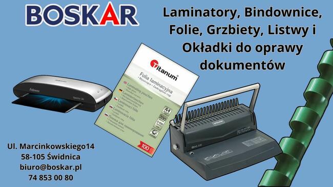 Laminator | Bindownica | Laminat | Oprawy Dokumentów