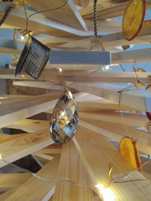 Choinka drewniana EKO drzewko ozdoba świąteczna