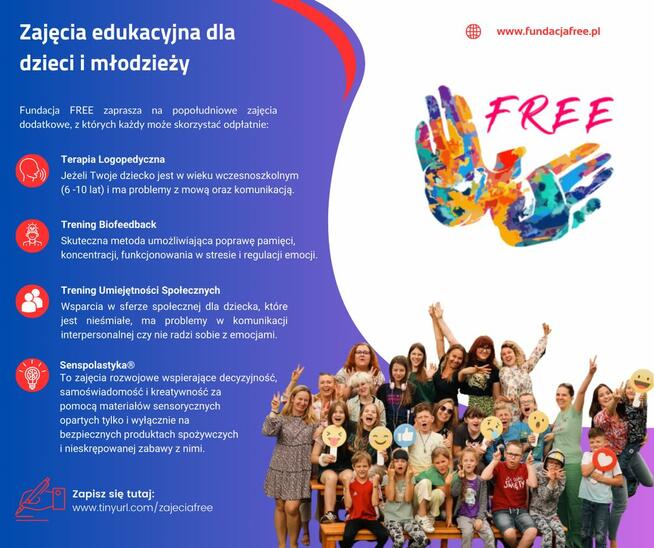 Zajęcia edukacyjne dla każdego m.in. logopedia, biofeedback