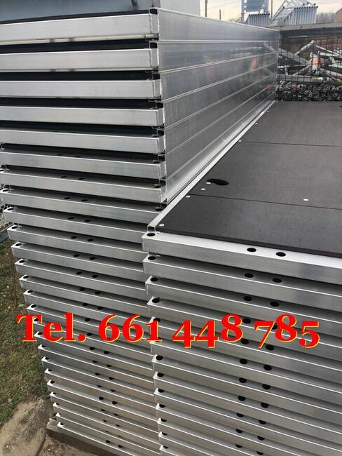 Lekkie RUSZTOWANIE ELEWACYJNE z Podestem Metalowym 6,5m x12m