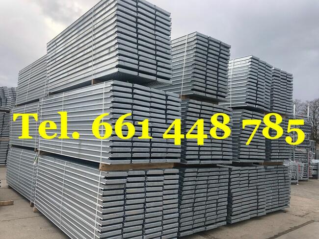 Lekkie RUSZTOWANIE ELEWACYJNE z Podestem Metalowym 6,5m x12m