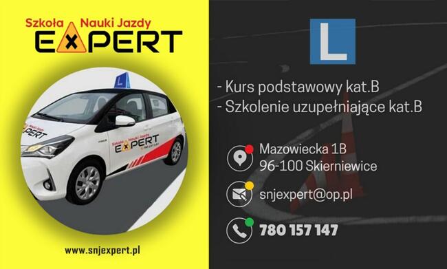 Szkoła Nauki Jazdy EXPERT, Kat. A B jazdy przed egzaminem