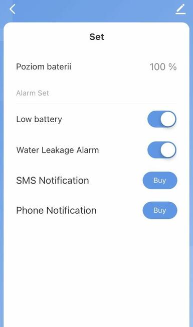 Czujnik szamba zbiornika wody WiFi bezprzewodowy